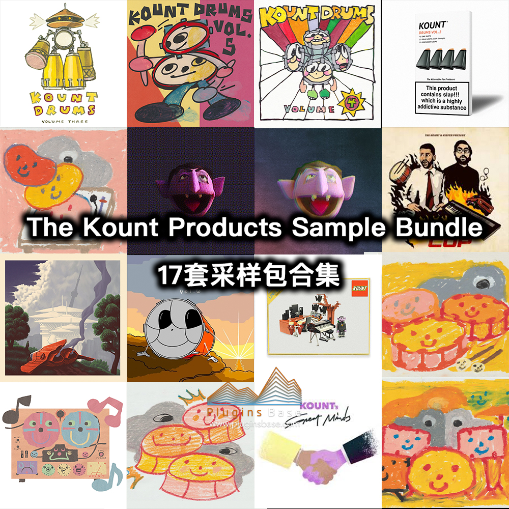 嘻哈/hiphop/旋律/鼓组/采样包合集 The Kount Products Sample Bundle WAV 音色