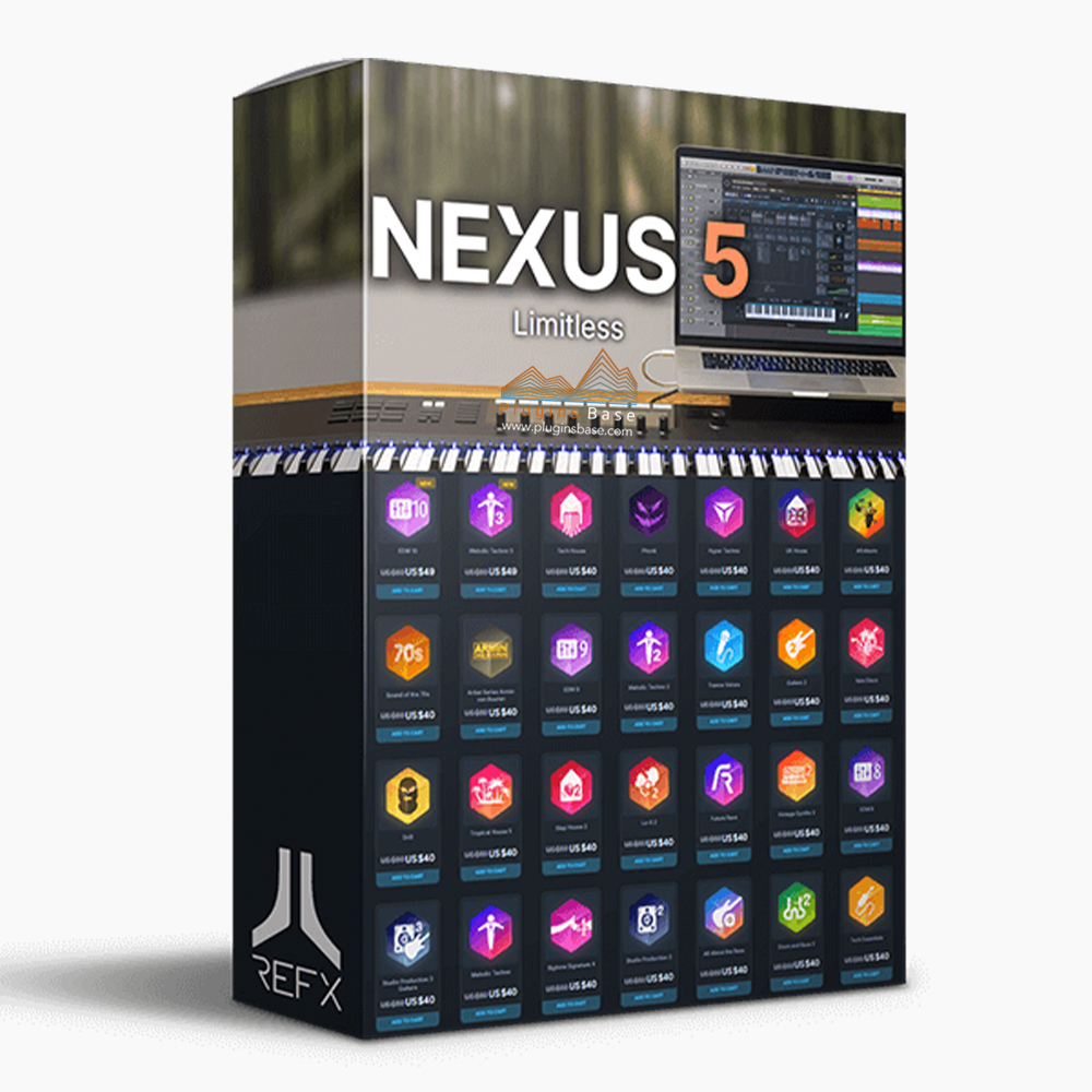 采样合成器插件 reFX Nexus 5 v5.1.9 [WiN+MAC] EDM电音插件