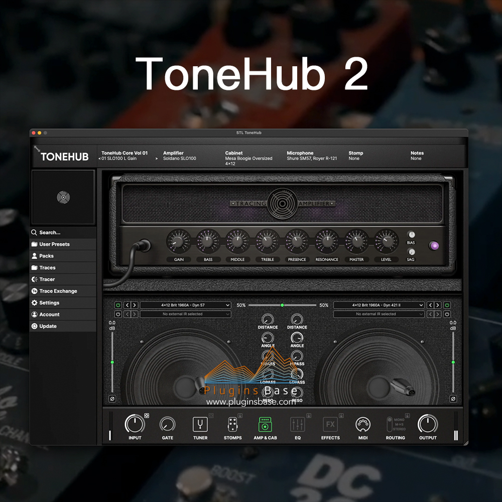 吉他贝司效果器插件 STL Tones ToneHub2 v2.1.2 [WiN] 压缩/放大器/延迟/均衡等