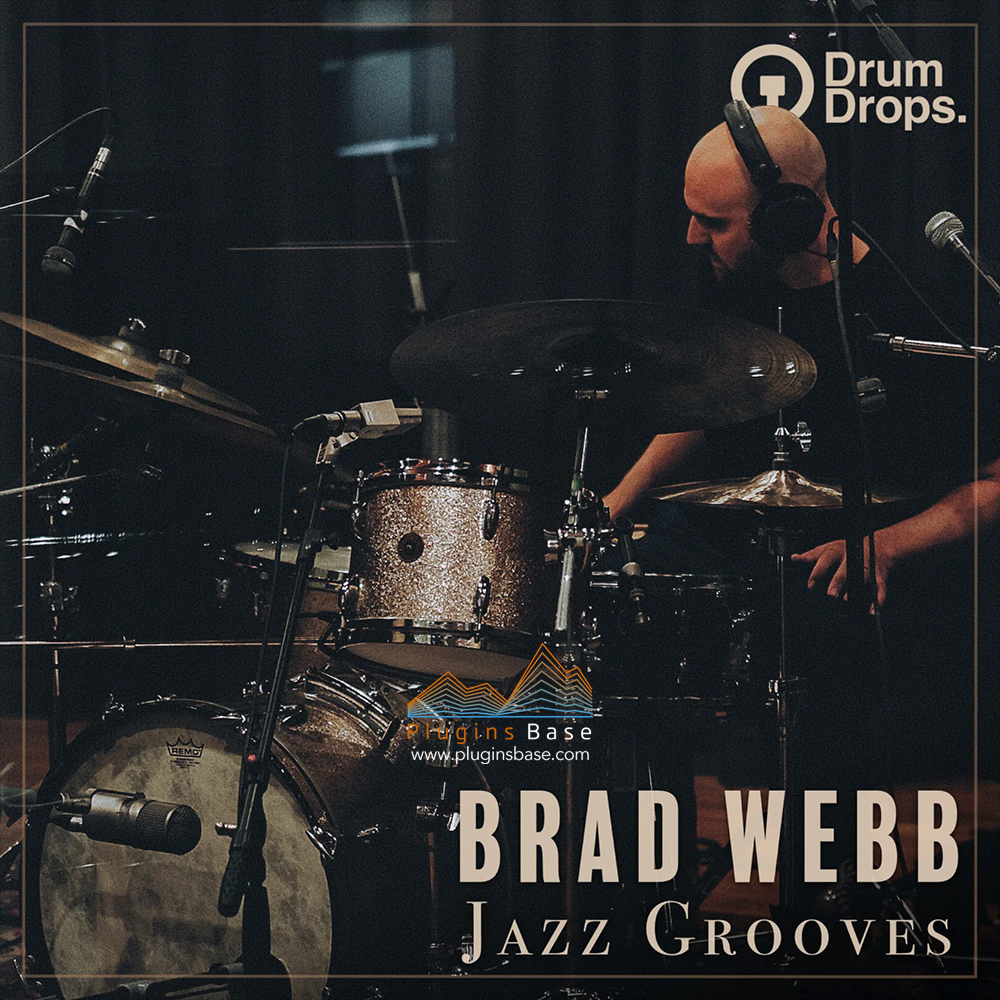 爵士鼓组采样包 Drumdrops Brad Webb Jazz Grooves WAV 音色