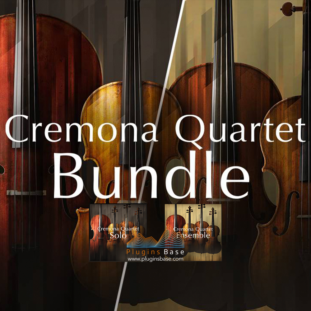 五套珍惜弦乐四重奏合奏/独奏音源 NI Cremona Quartet Bundle v1.3.0 KONTAKT 大中小提琴音色库