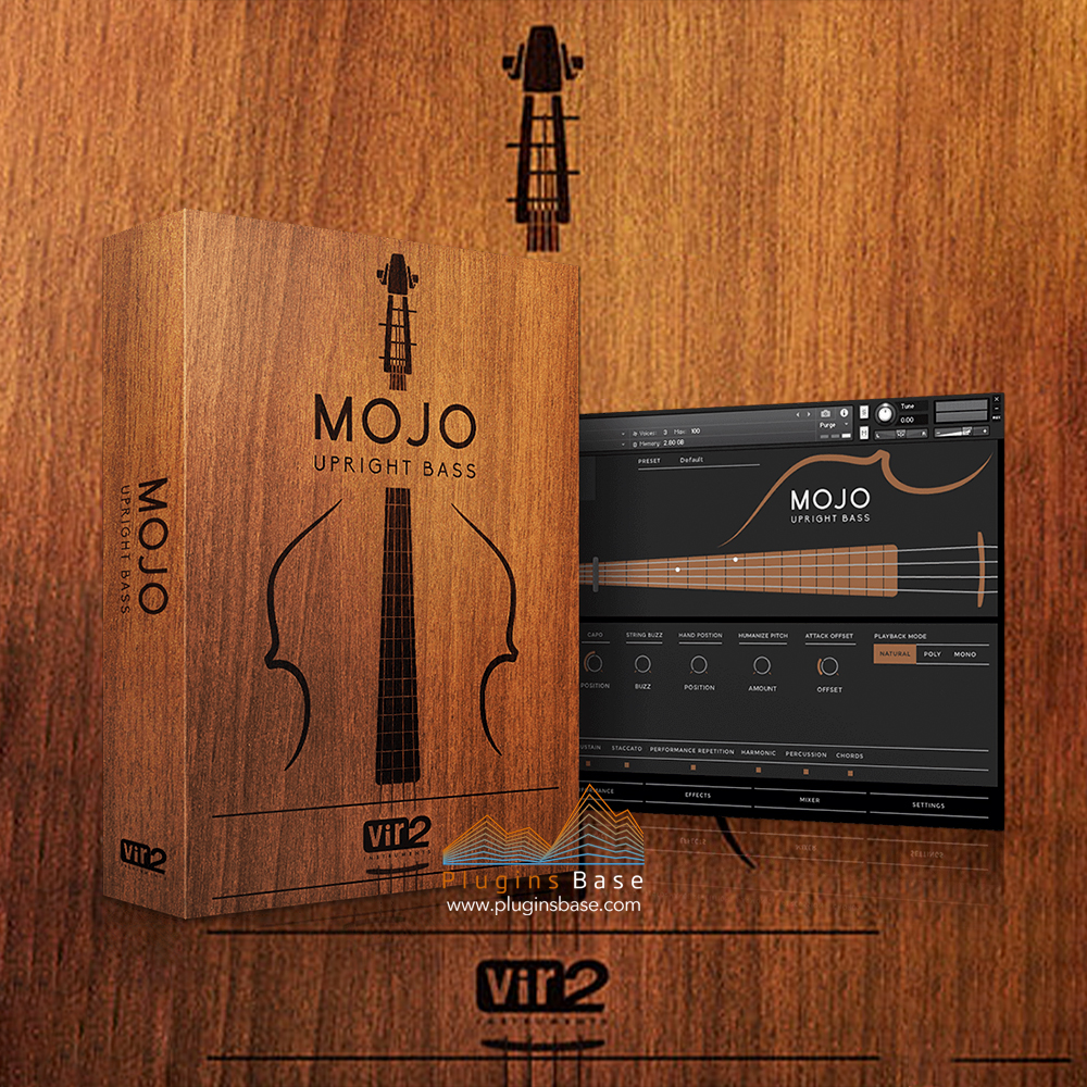 立式大贝司音源 Vir2 MOJO Upright Bass v1.0.1 KONTAKT 爵士/蓝调/布鲁斯/编曲音色库