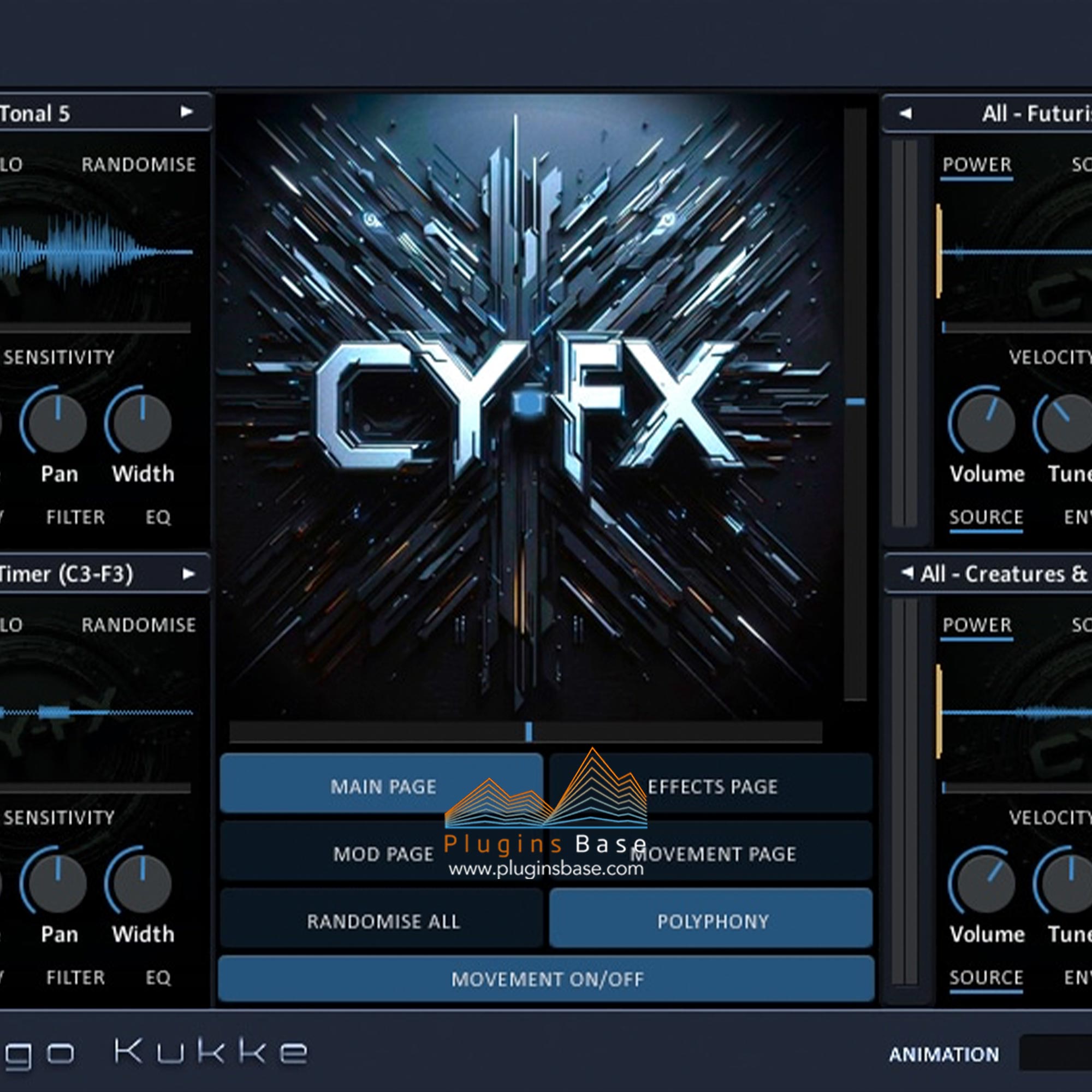 赛博朋克/科幻类/环境音效/音源 Ergo Kukke Cy-FX KONTAKT 配乐音色库