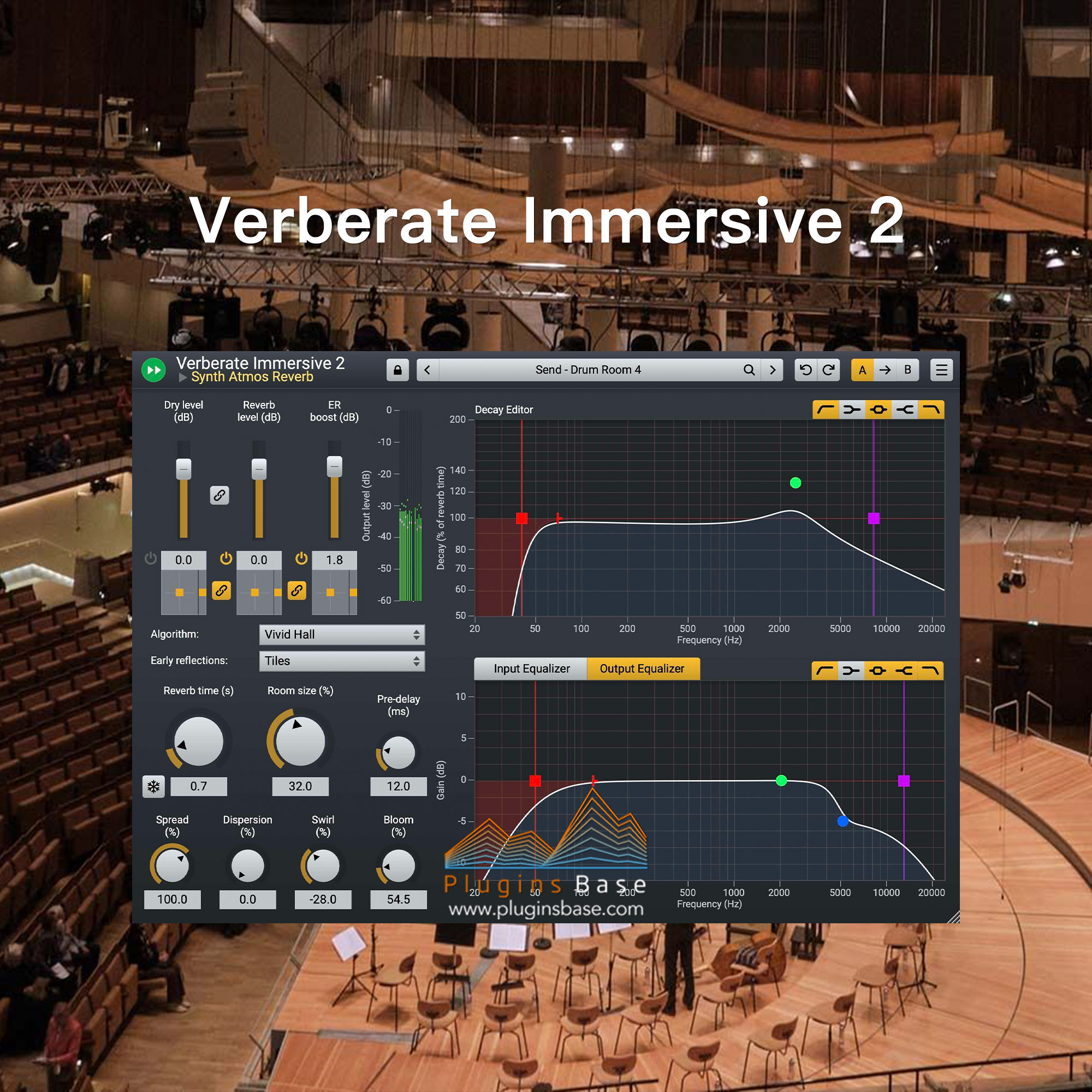 3D环绕声混响插件 Acon Digital Verberate Immersive 2 v2.3.2 [WiN+MAC] 最高支持7.1.6声道