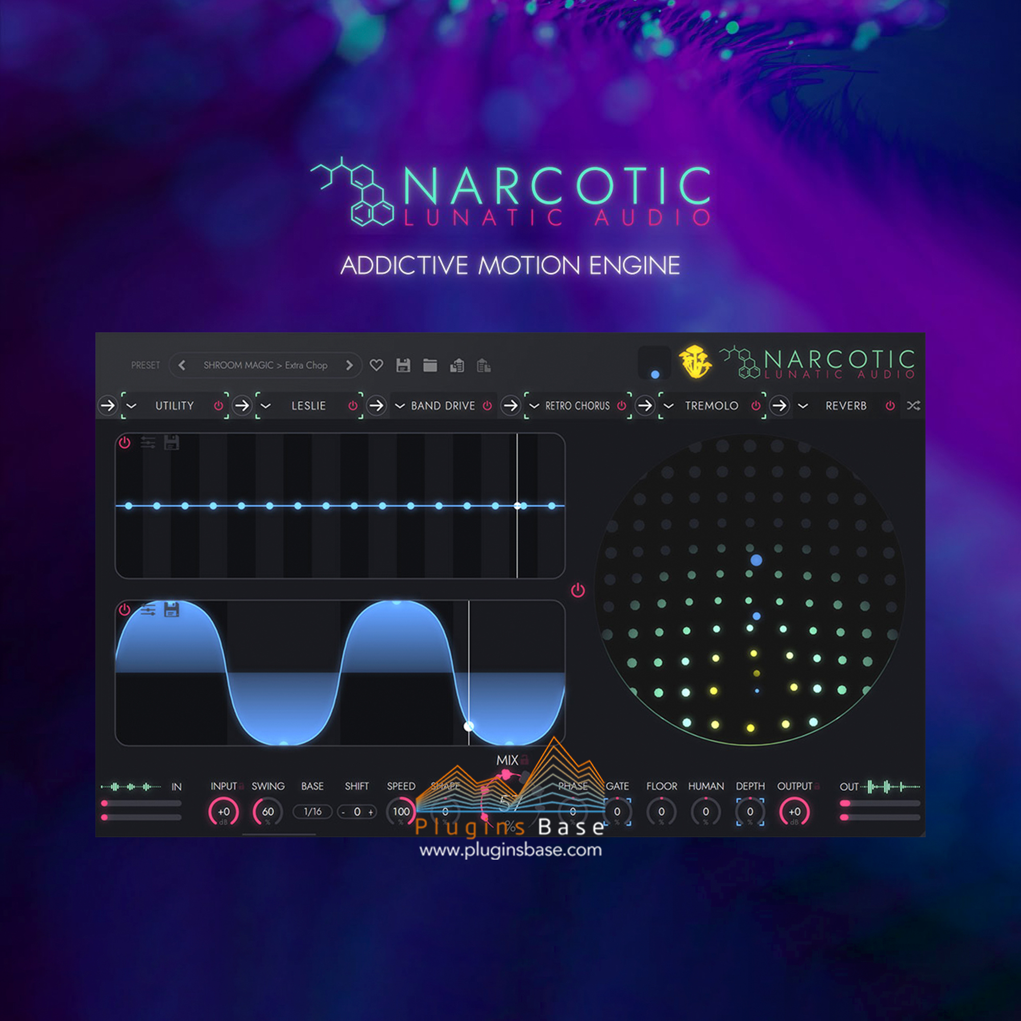 创意粒子效果器插件 Lunatic Audio Narcotic v1.0.2096 [WiN]
