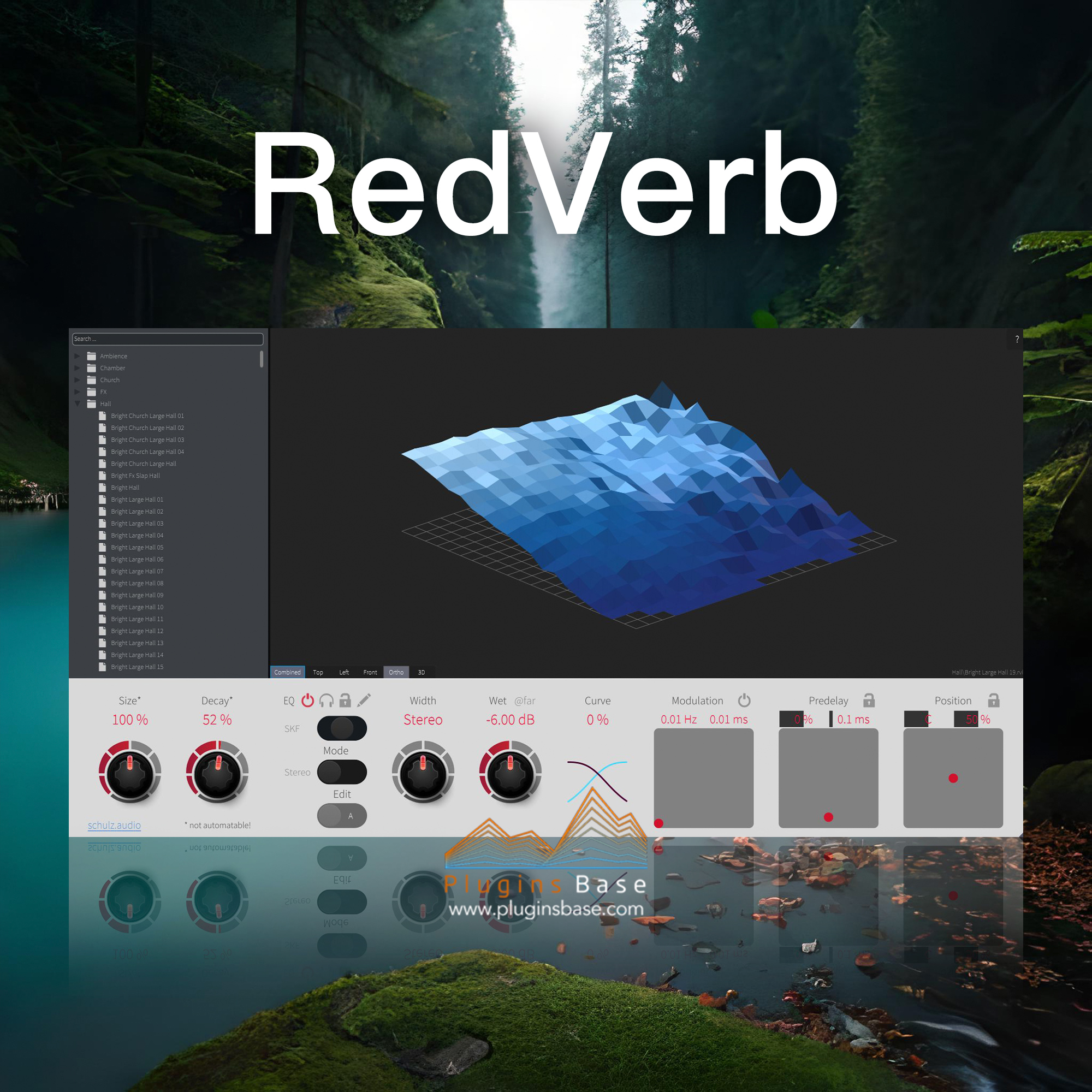 混响效果器插件 schulz audio RedVerb v2.1.2147 [WiN] Reverb