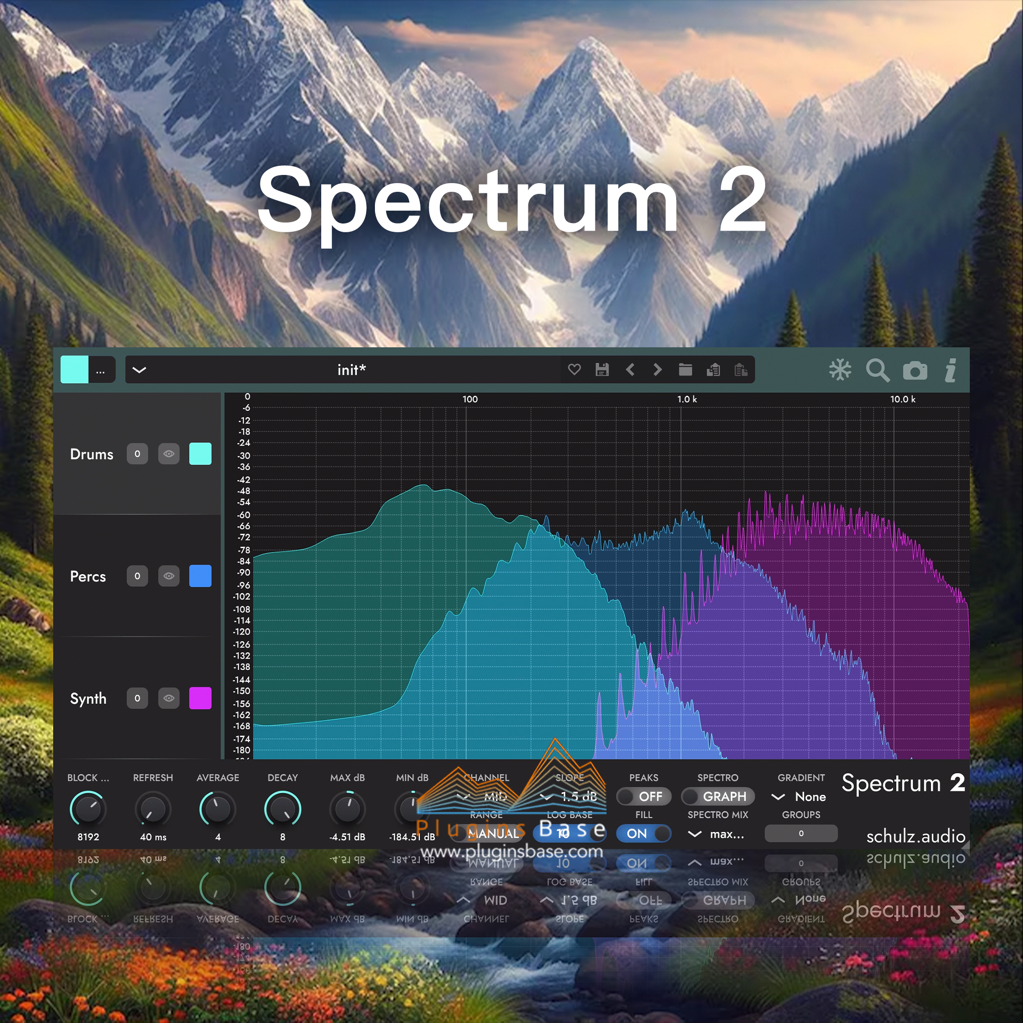 多通道频谱分析插件 schulz audio Spectrum 2 v24.2.13 [WiN]