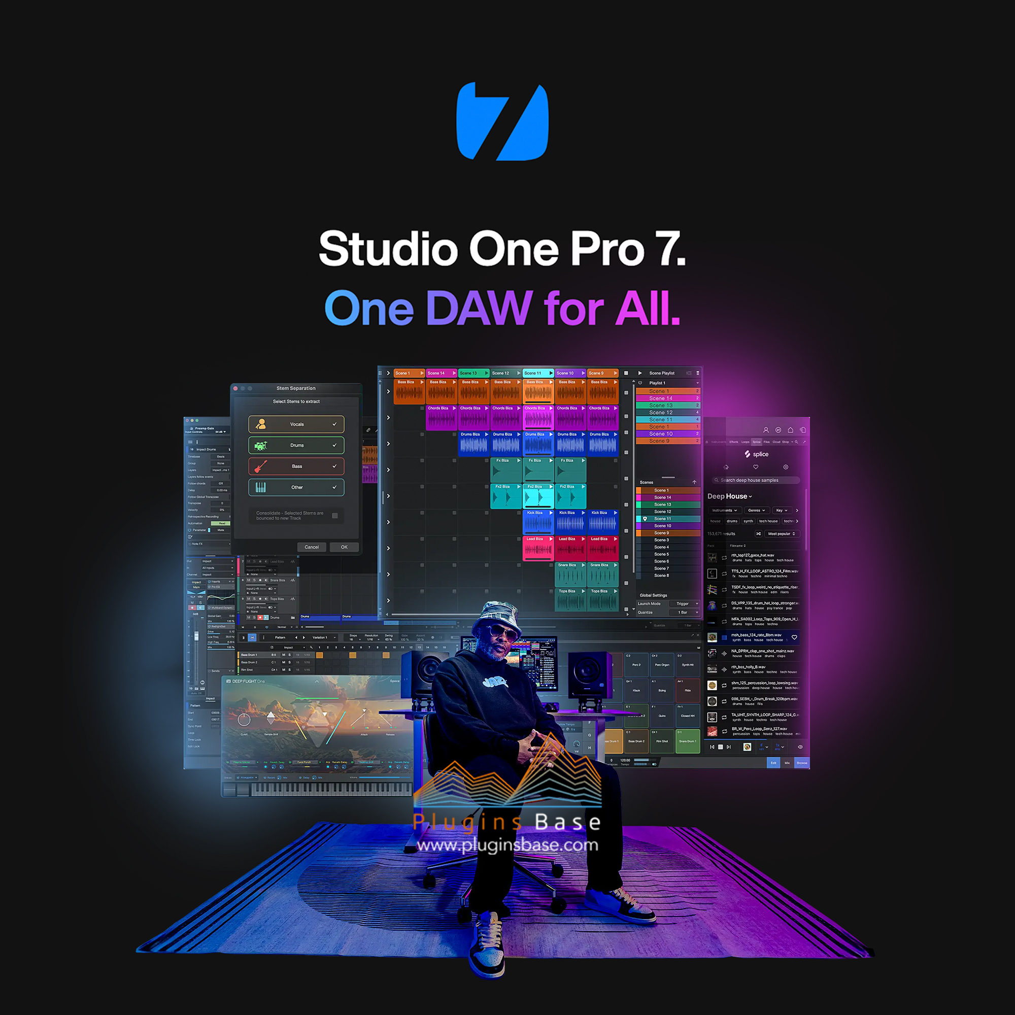 正版 PreSonus Studio One Pro 7 [WiN+MAC] 数字音频工作站 DAW宿主音乐制作编曲机架软件
