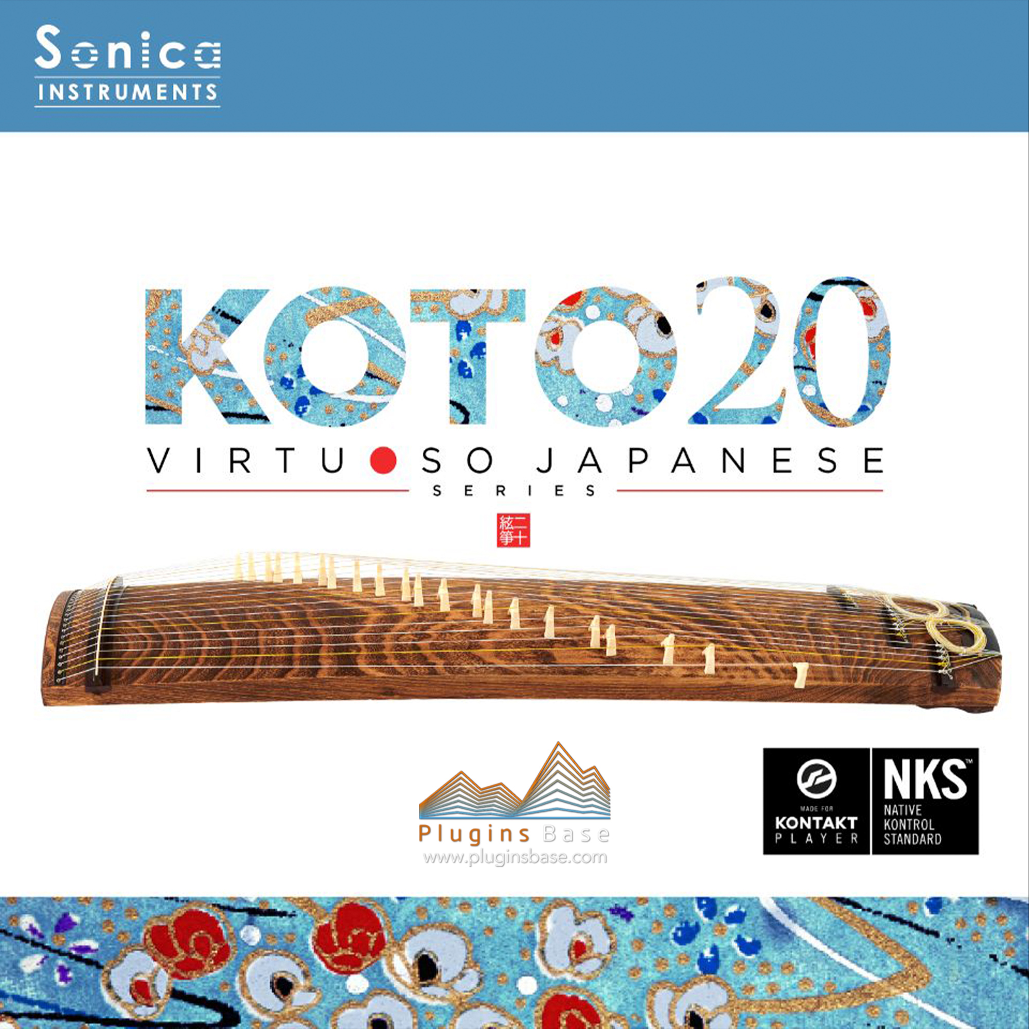 日本民族乐器/20弦古筝虚拟乐器音源 Sonica Instruments Koto 20 v2.0.0 KONTAKT 音色库