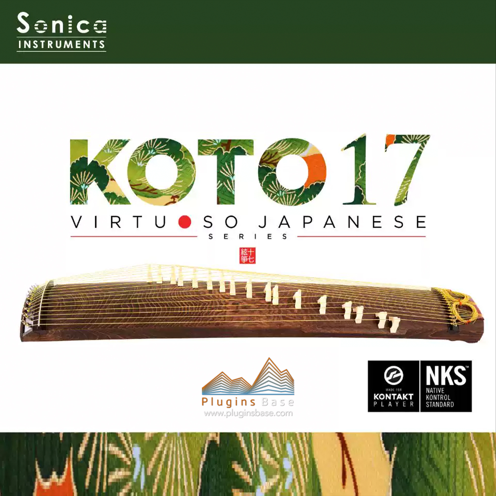 日本民族乐器/17弦古筝音源 Sonica Instruments Koto 17 v2.0.0 KONTAKT 音色库