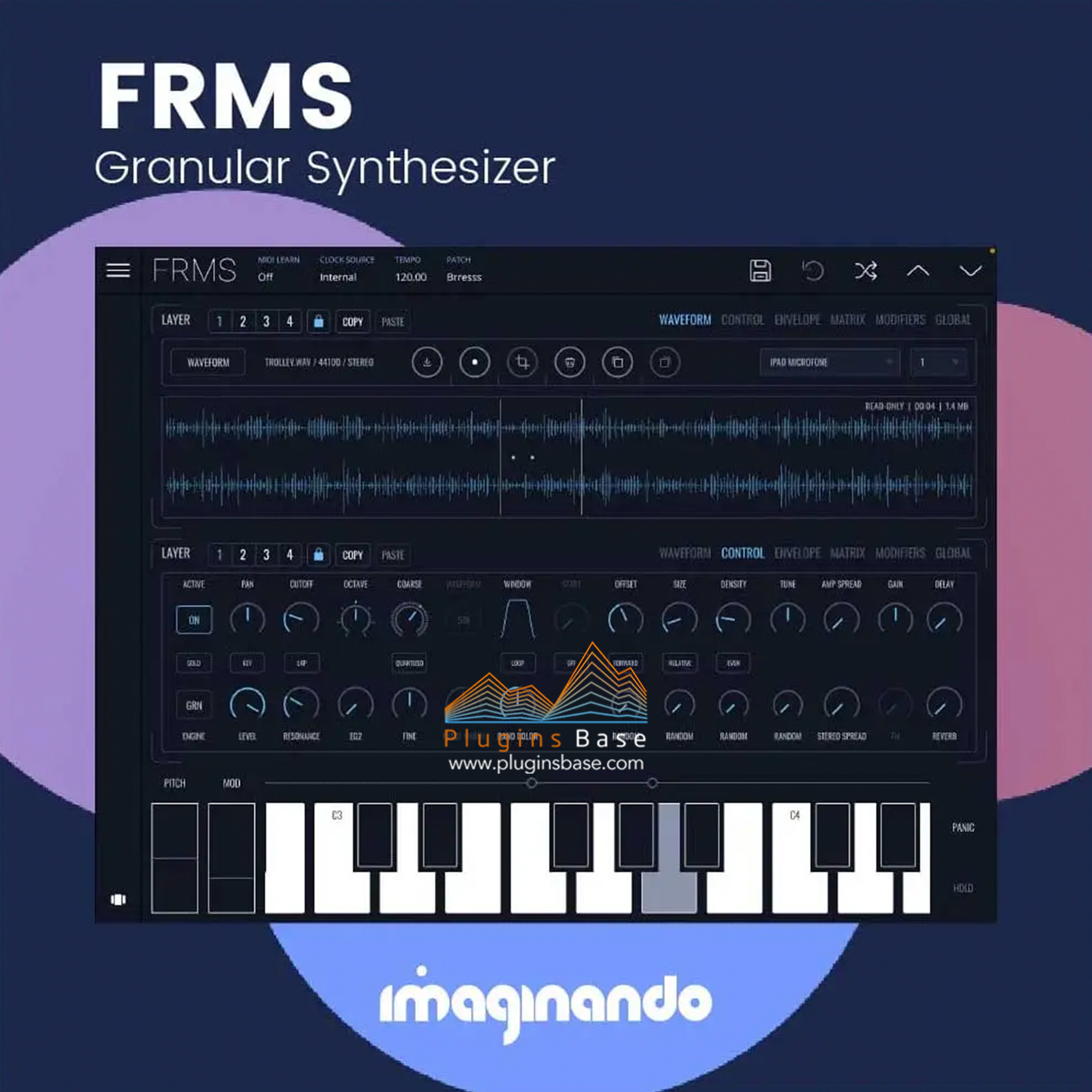 多功能粒子合成器插件 Imaginando FRMS v1.12.2 [WiN+MAC] 音色设计