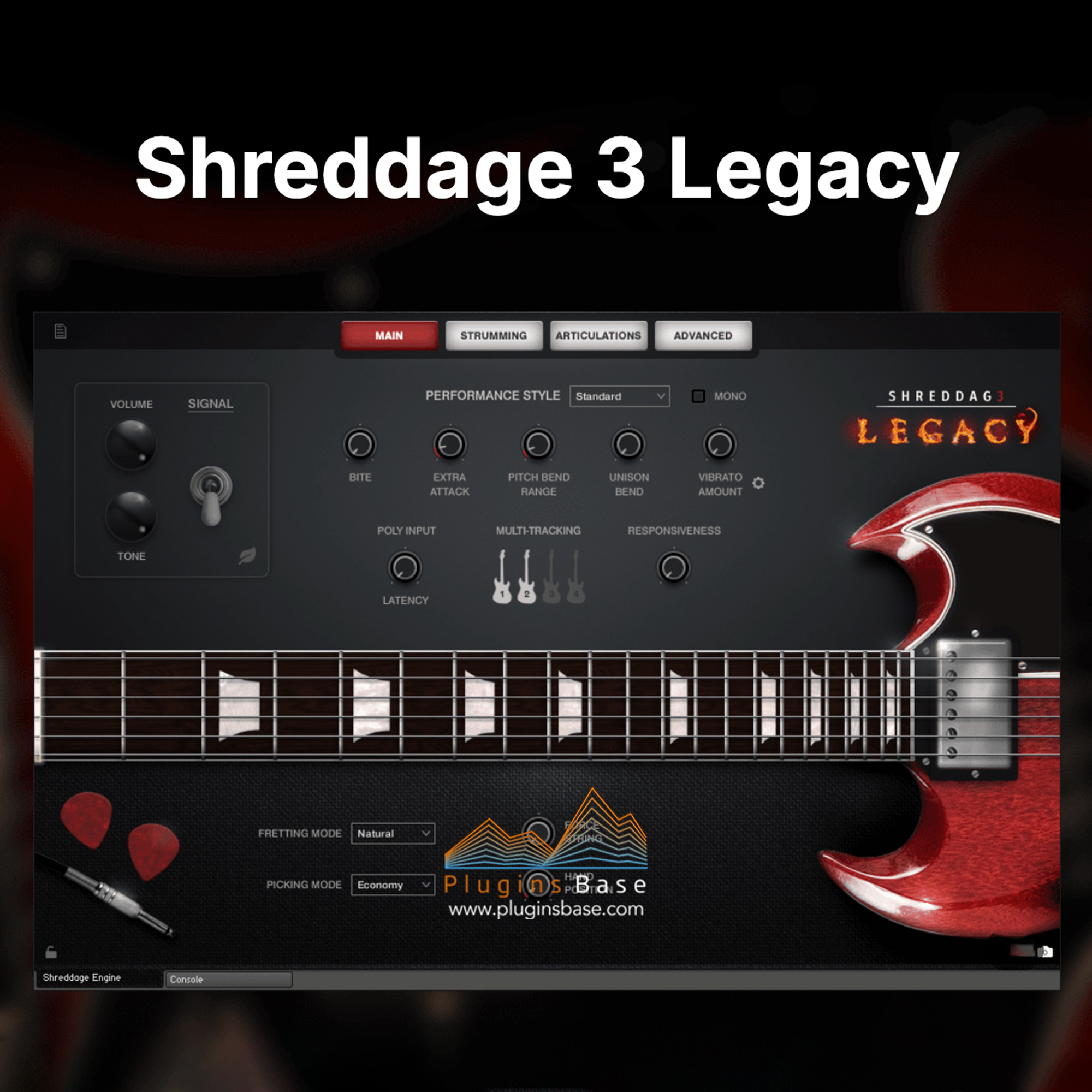 流行摇滚/重金属6弦电吉他音源 Impact Soundworks Shreddage 3.5 Legacy v2.0.5 KONTAKT 音色库