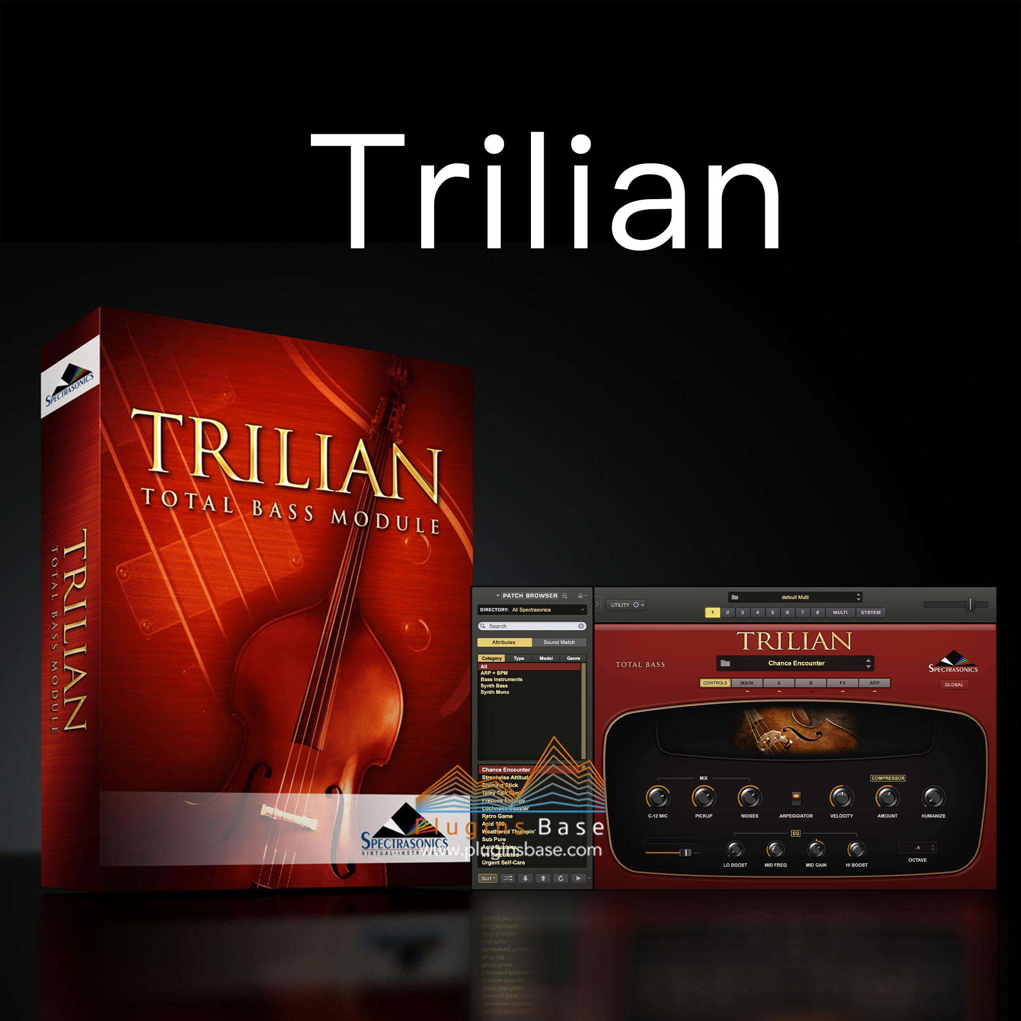 综合类贝司音源插件 Spectrasonics Trilian v1.6.6d [WiN+MAC] 四巨头
