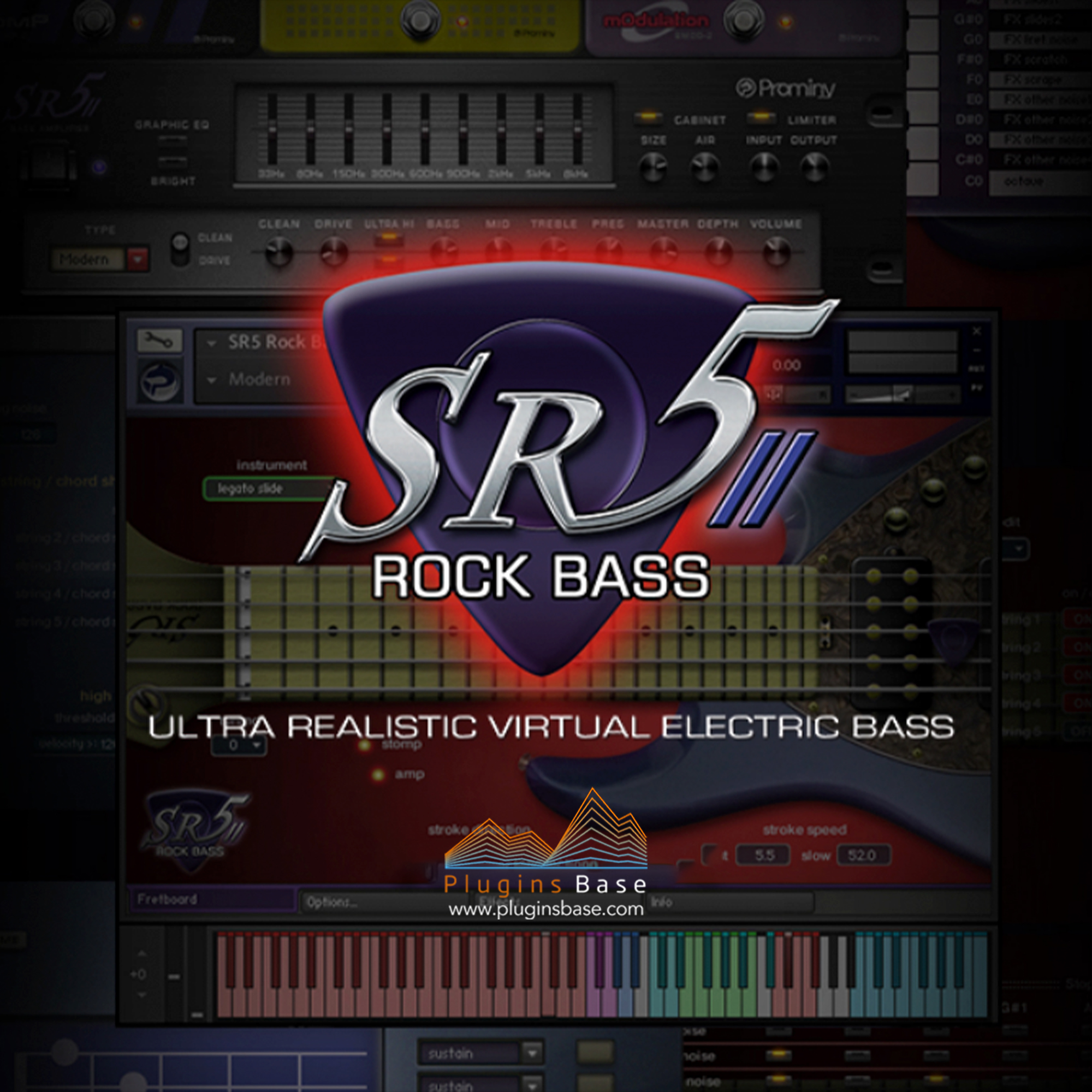 摇滚贝司音源 Prominy SR5 Rock Bass 2 v2.0.4 KONTAKT 音色库