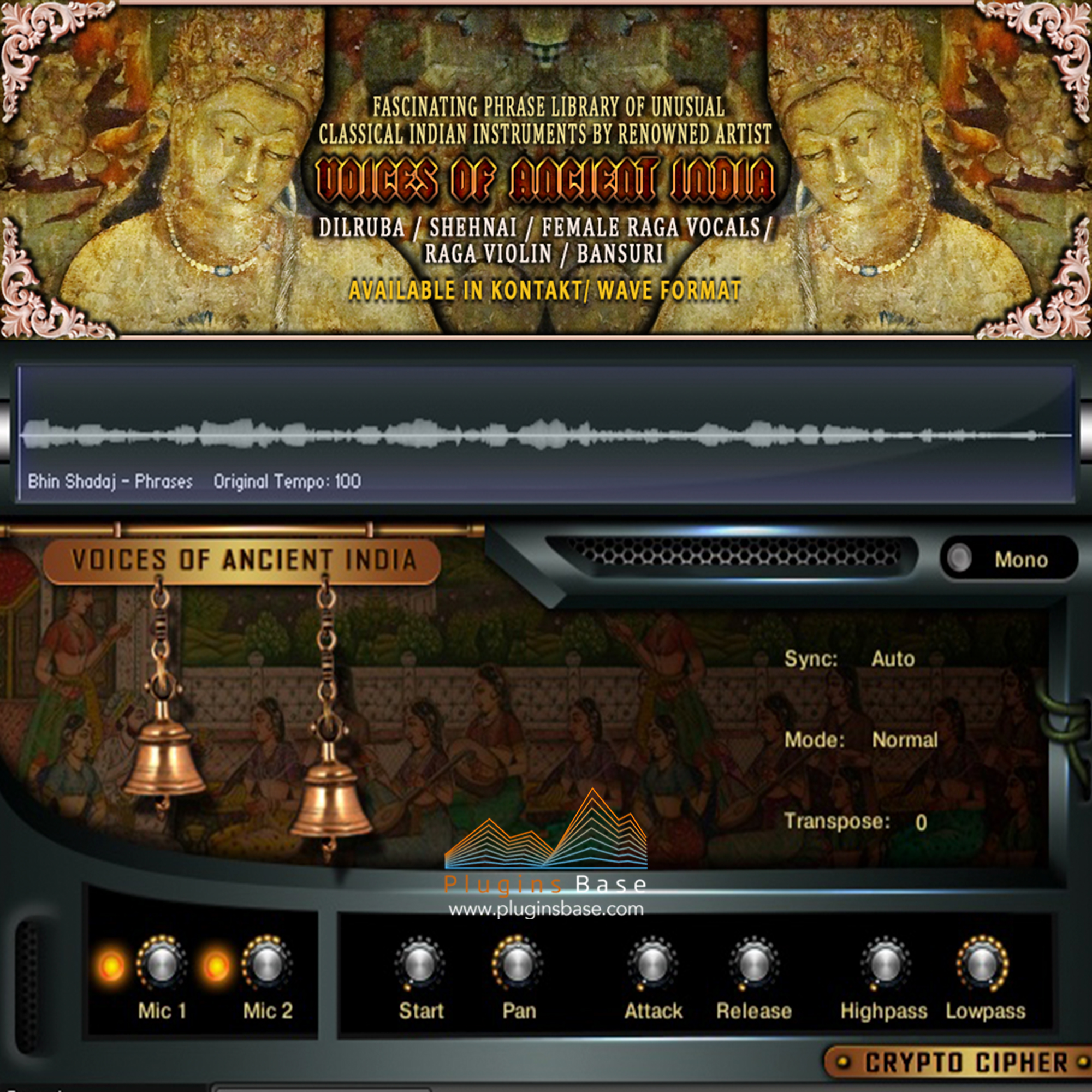 古印度人声综合类乐器音源 Cryptocipher Voices Of Ancient India KONTAKT 音色库