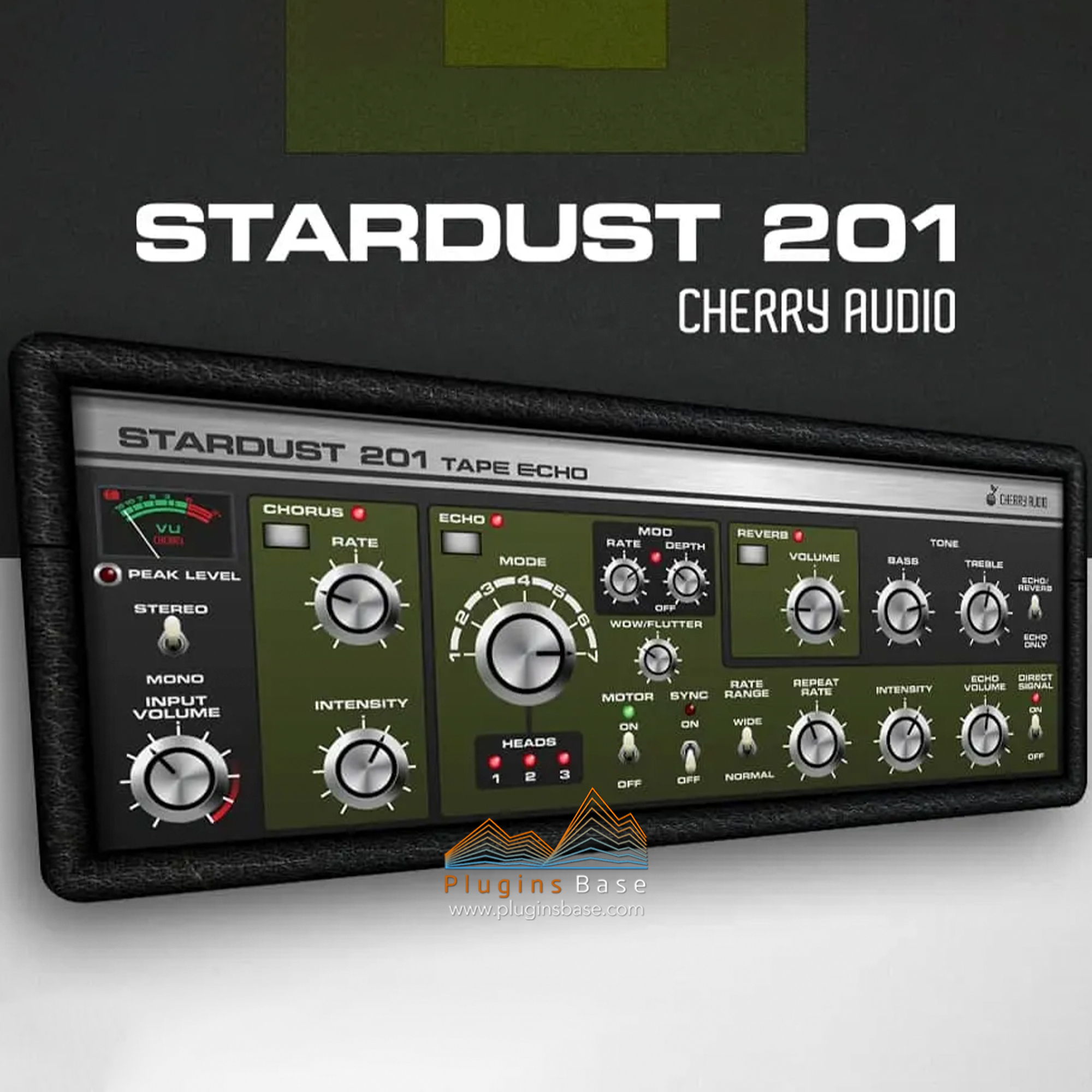 磁带回声延迟效果器插件 Cherry Audio Stardust 201 Tape Echo v1.0.11.37 [WiN]