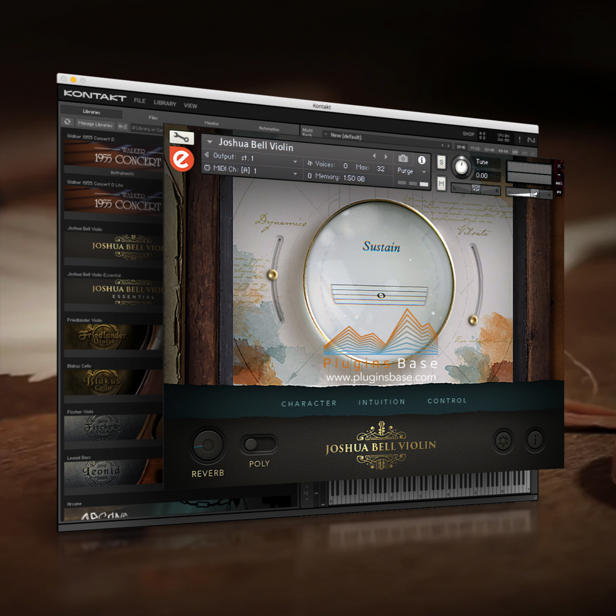 约书亚贝尔独奏小提琴音源 Embertone Joshua Bell Violin v1.1.1 KONTAKT 音色库