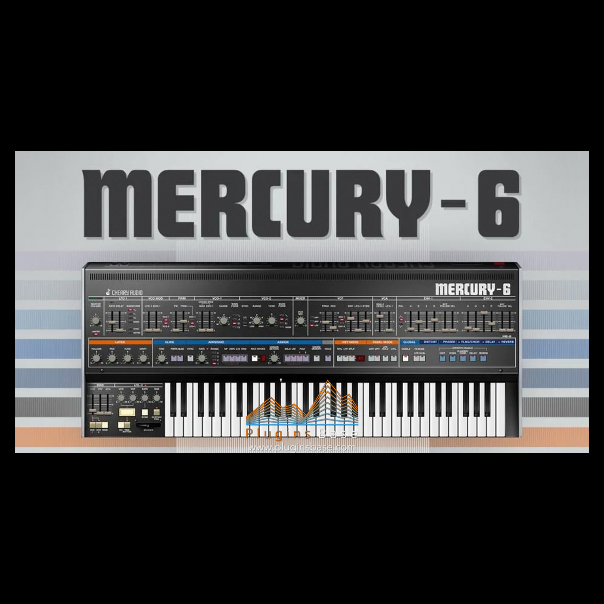 经典模拟合成器插件 Cherry Audio Mercury-6 v1.0.5.84 [WiN]