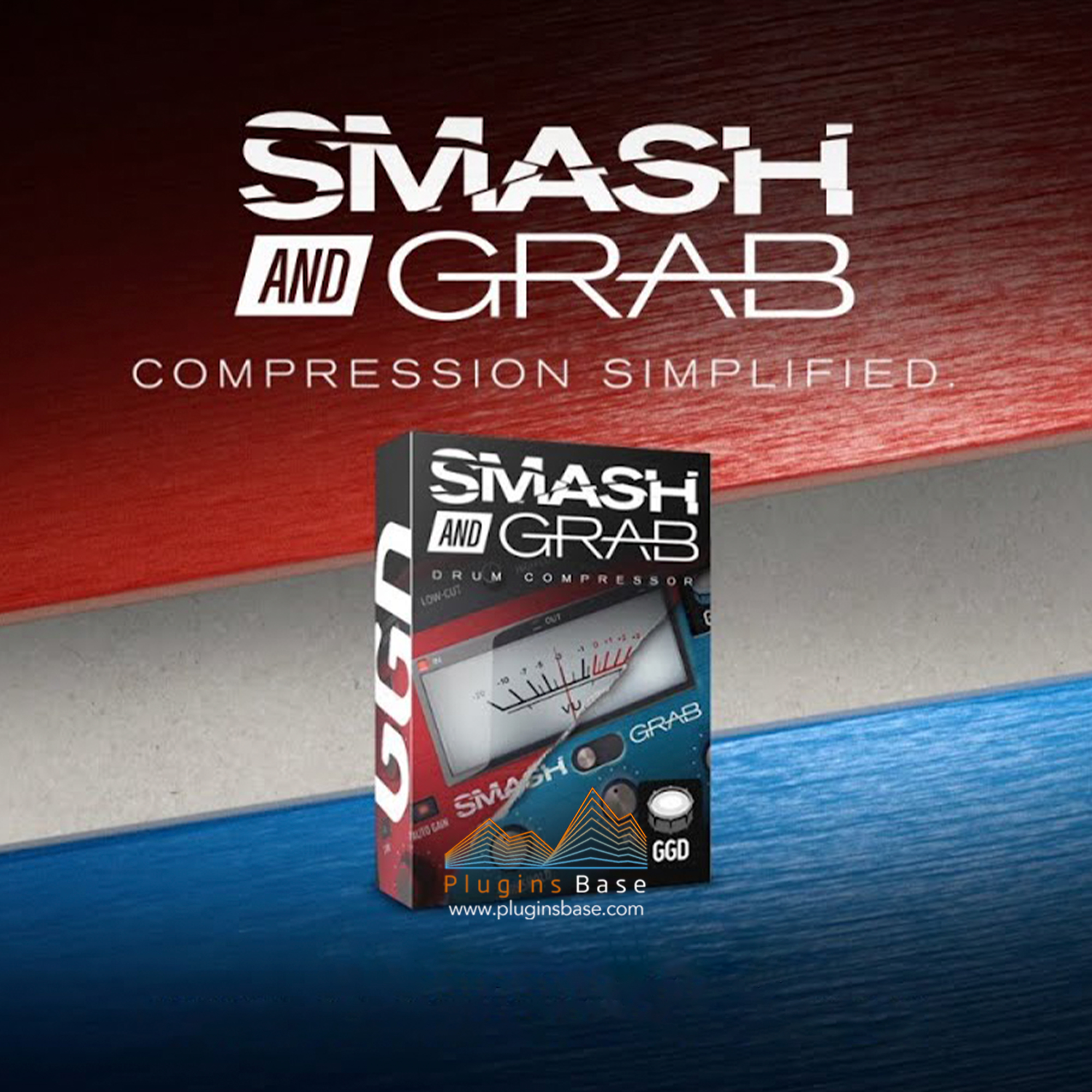 压缩/混响/染色/鼓组混音效果器插件 GDD Smash And Grab v2 v2.3.4 [WiN+MAC]