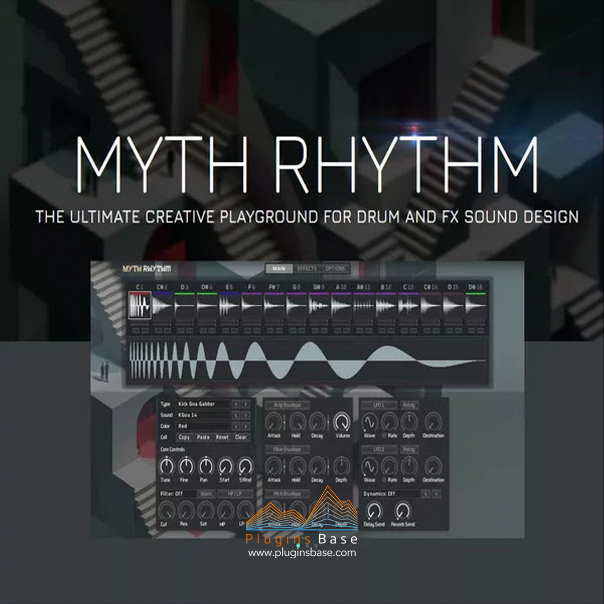 电子鼓机打击乐音源 Ocean Swift Myth Rhythm v1.1.0 KONTAKT 音色库